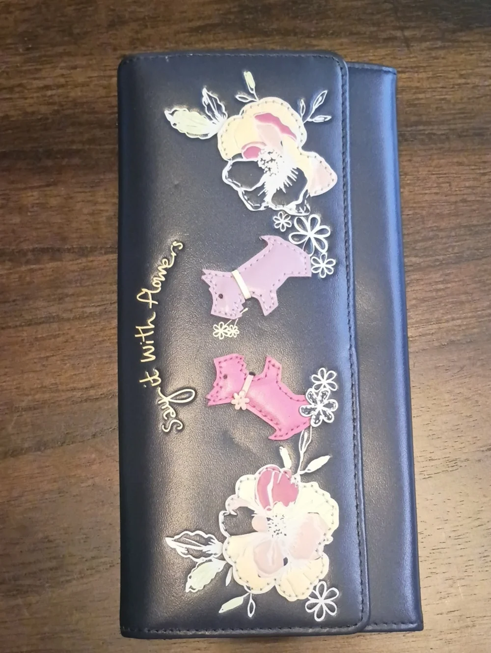 Radley London dogs floral wallet